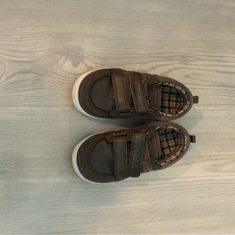 Koala Kids Brown Sneakers with Velcro Straps
